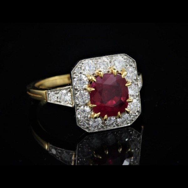 Bague Rubis et Diamants