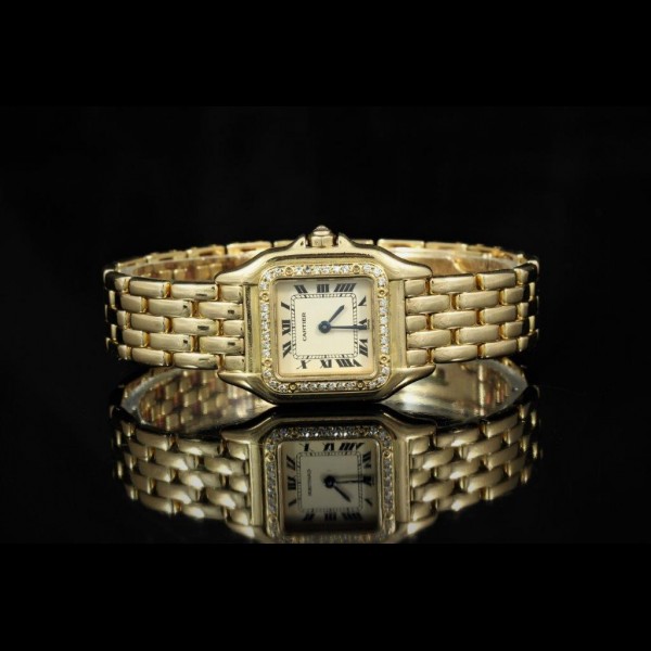 Cartier Panthère PM or jaune diamants